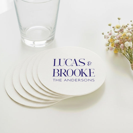 Custom Names Minimalist Coasters