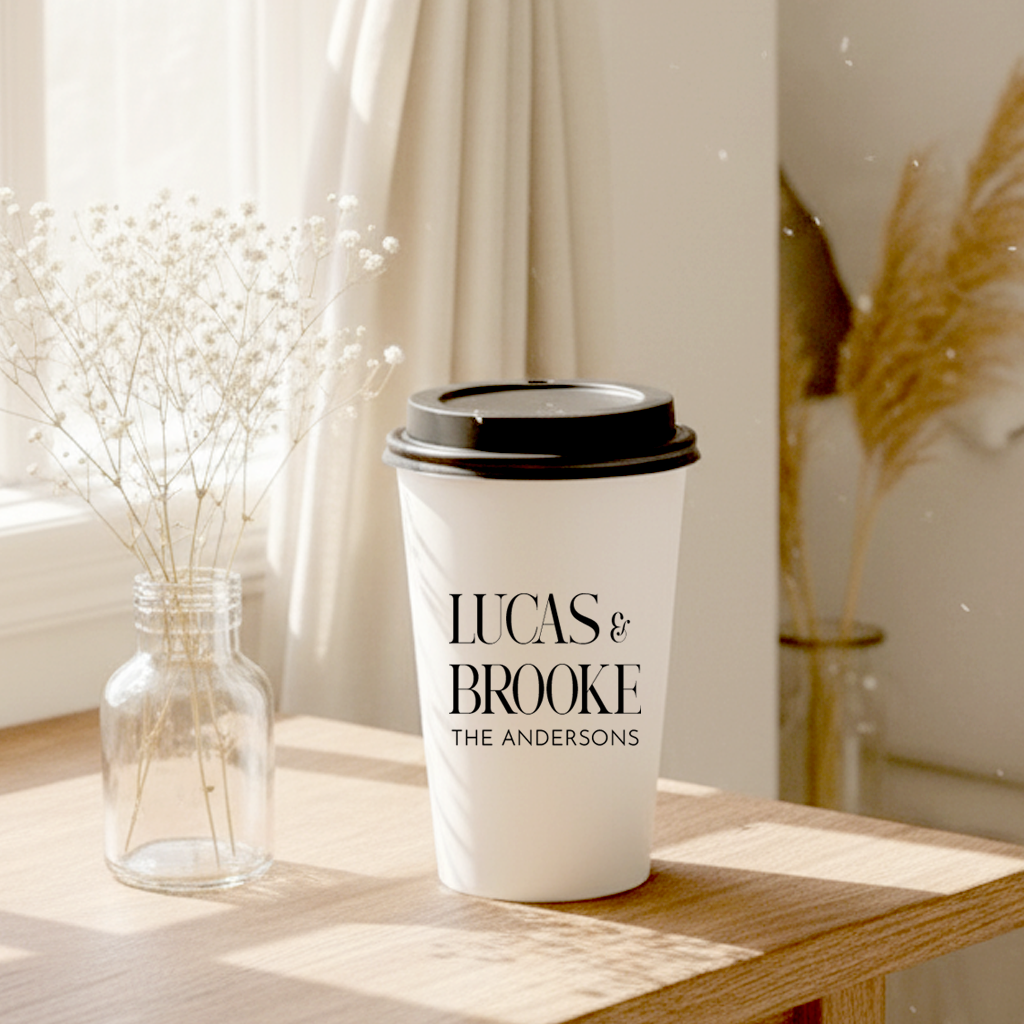 Names Minimalist Coffee Cup