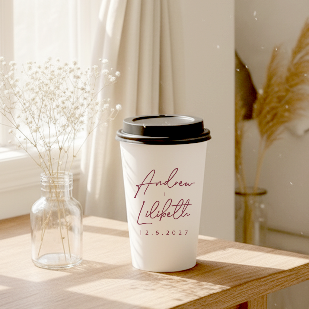 Names Minimalist Coffee Cup