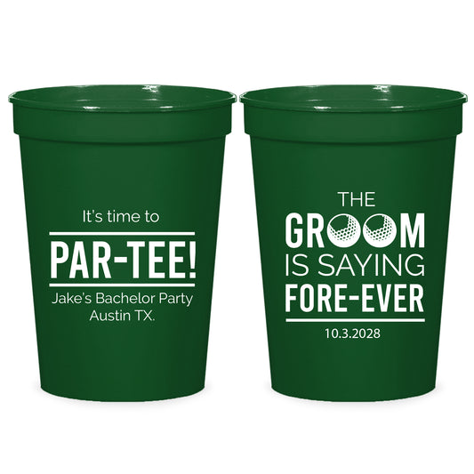 Groom Party Stadium Cups (PK 239)