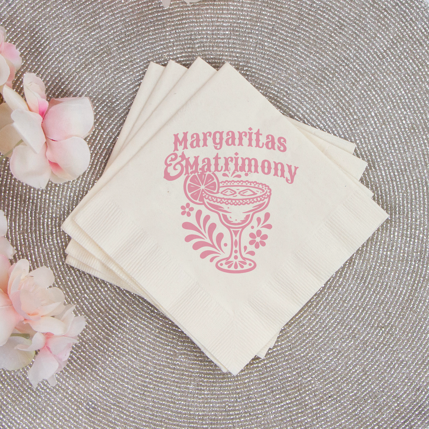 Margaritas & Matrimony Napkins (PK 461)