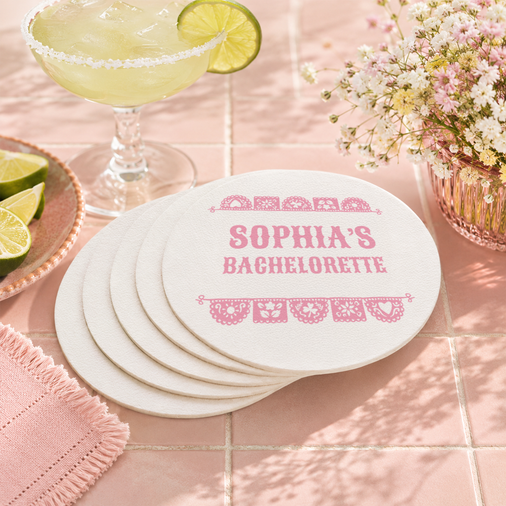 Fiesta Wedding Coasters