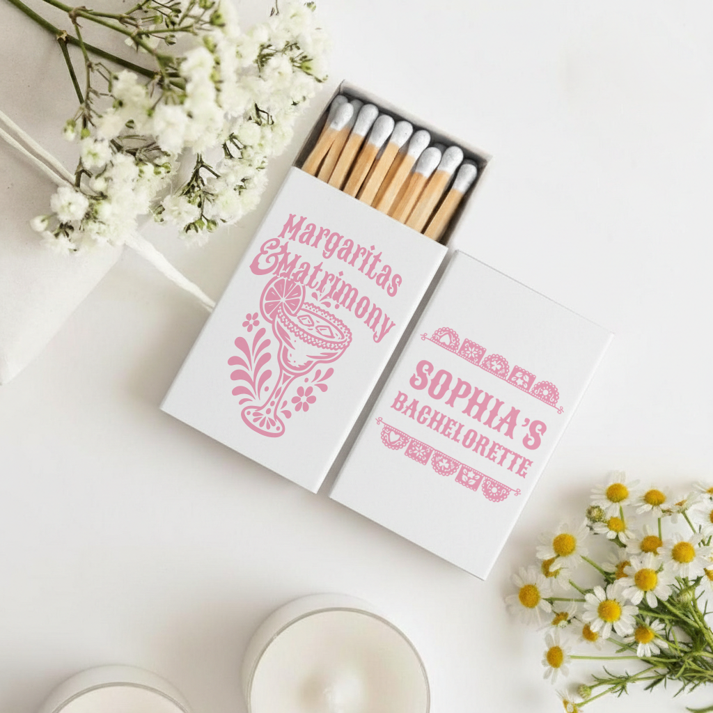 Margaritas & Matrimony Matchboxes (PK 461)