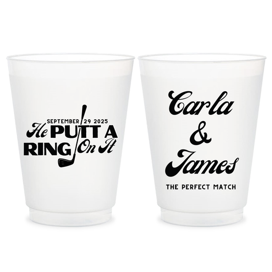 He Putt A Ring On It Frosted Cups (PPP 50)