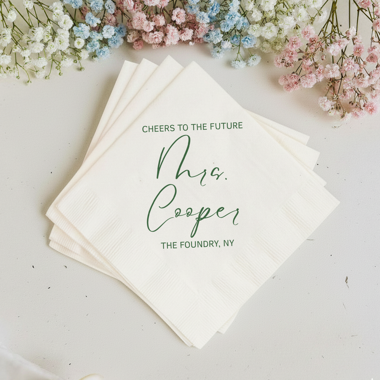 Cheers to the Future Mrs. Shower Napkins (PPP 1)