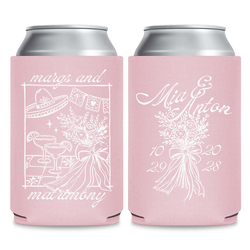 Fiesta Themed Can Coolers