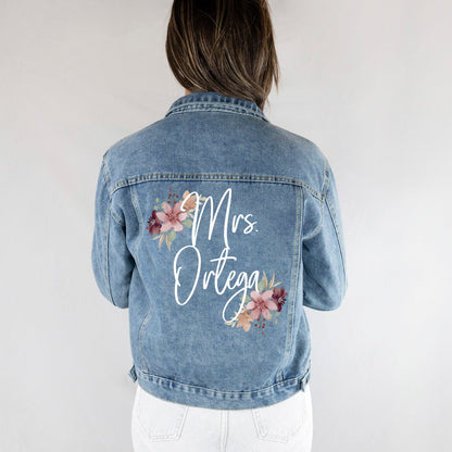 Floral Bachelorette Party Jacket