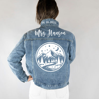 Custom Bridal Jean Jacket