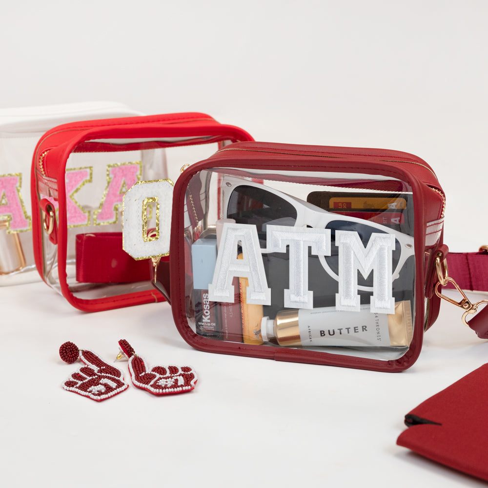 Custom Stadium Bags with Patches