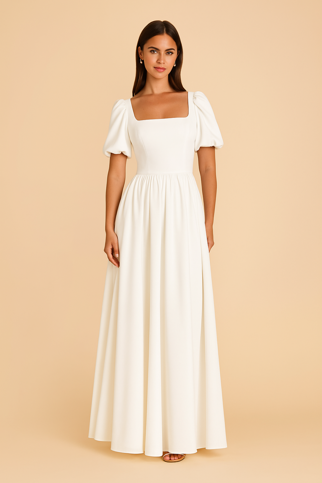 The Puff Midi Gown