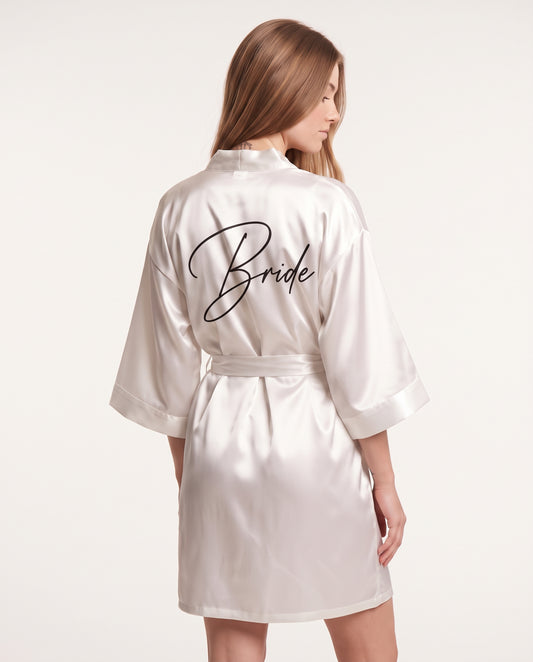 White Bride Robe