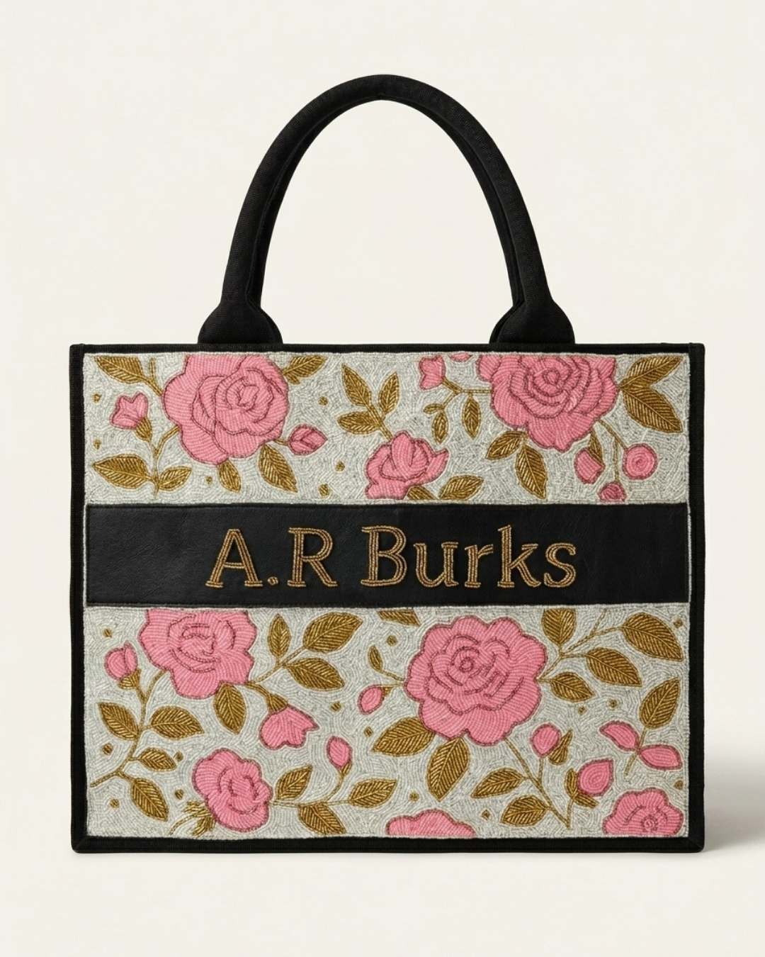 Blooming Beauty Beaded Tote