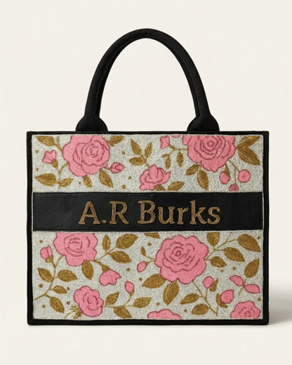 Blooming Beauty Beaded Tote