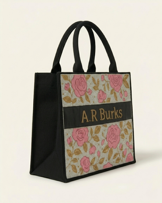 Blooming Beauty Beaded Tote