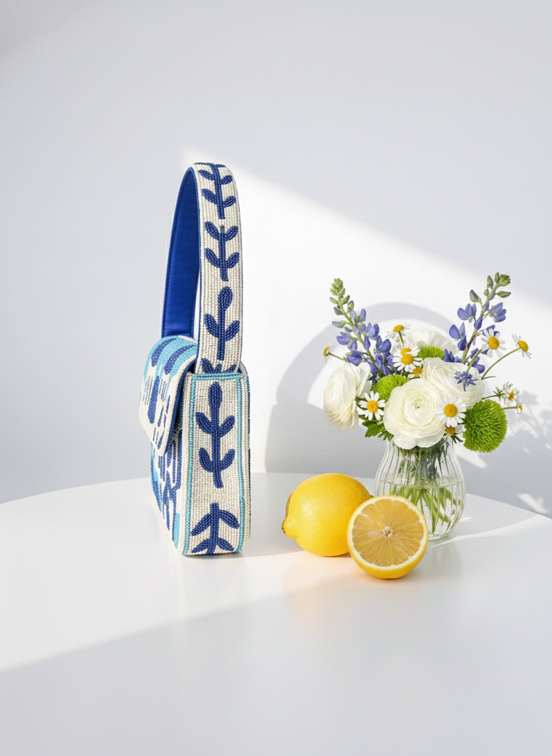 Santorini Beaded Handbag