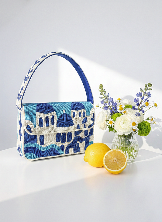 Santorini Beaded Handbag