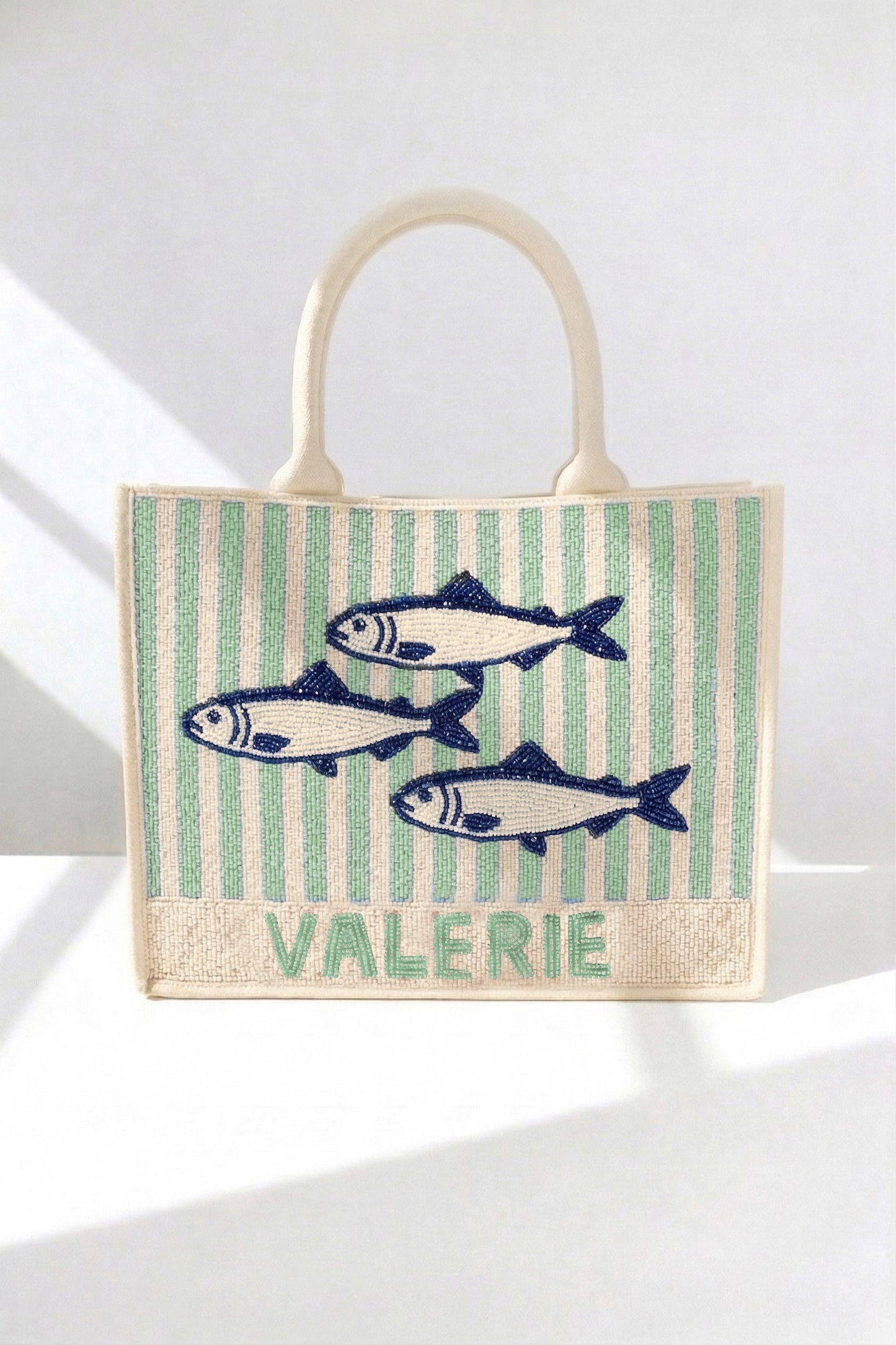 Sardine Beaded Tote Bags