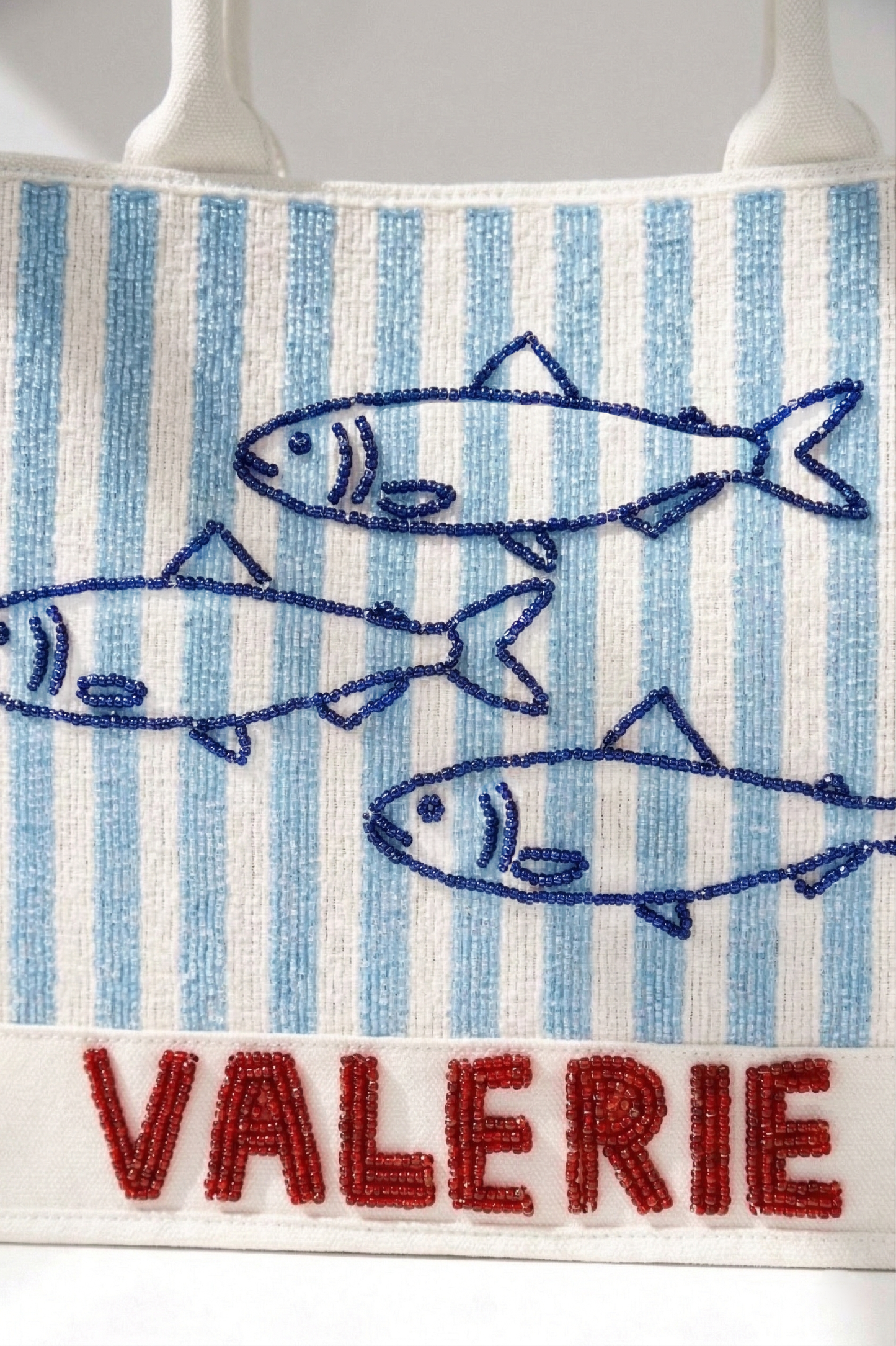 Sardine Beaded Tote Bags