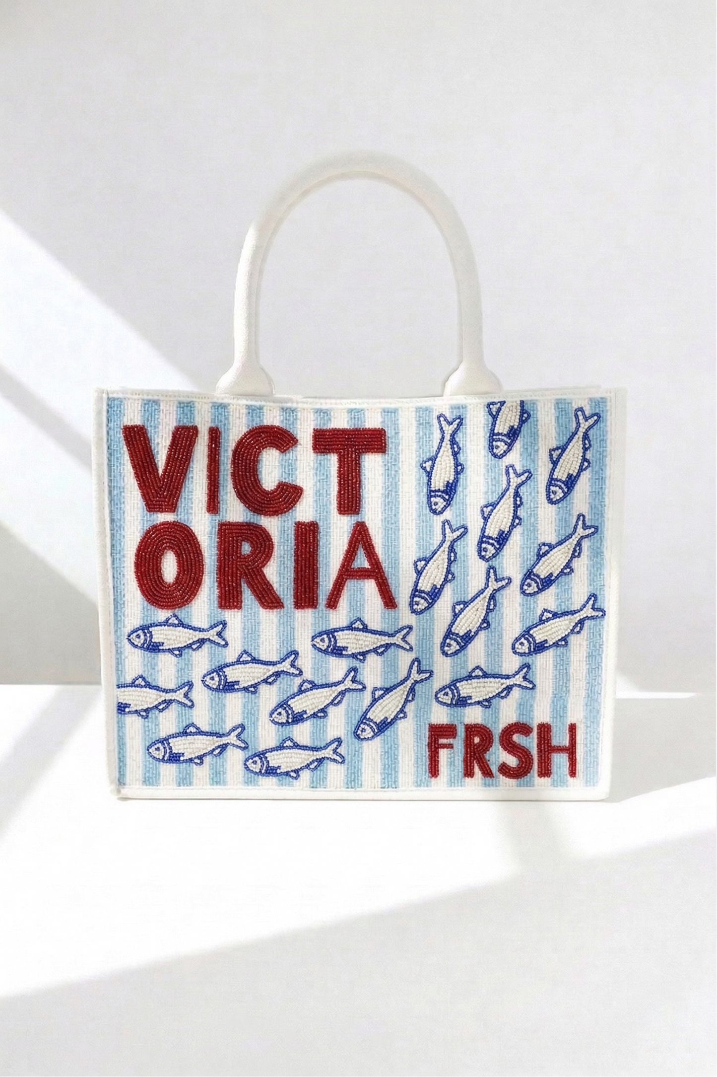 Sardine Beaded Tote Bags