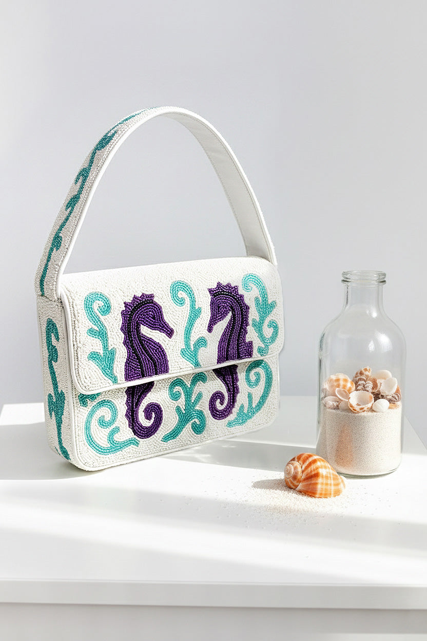 Beaded Sea Animal Purse