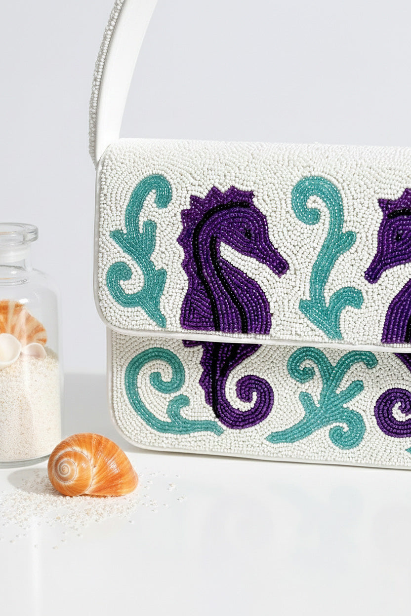 Beaded Sea Animal Purse