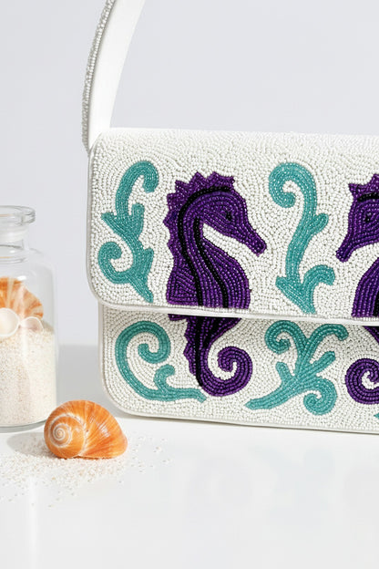 Beaded Sea Animal Purse