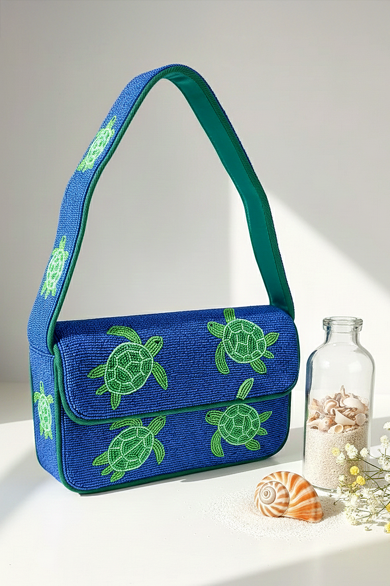 Beaded Sea Animal Purse