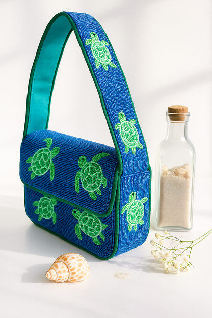 Beaded Sea Animal Purse