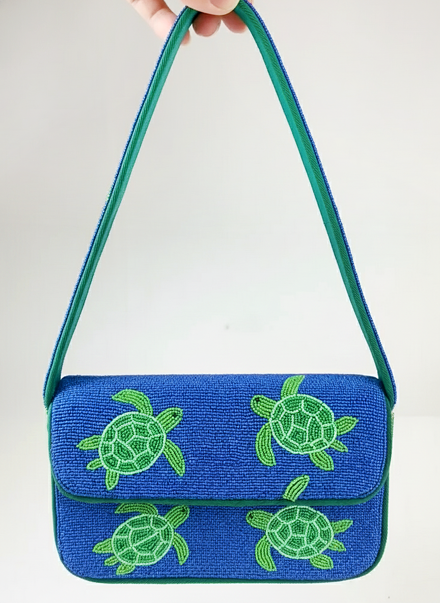 Beaded Sea Animal Purse