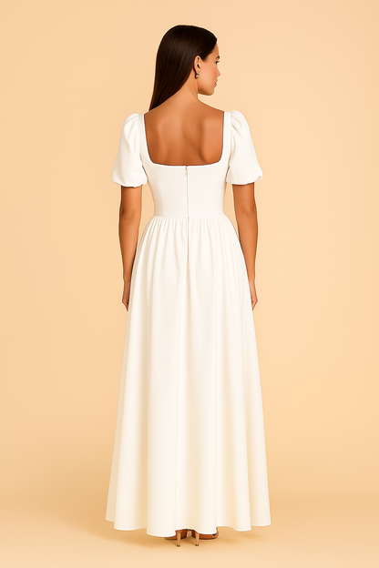 The Puff Midi Gown