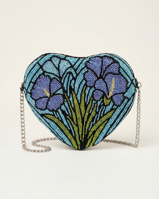 Heart Stained Glass Purse