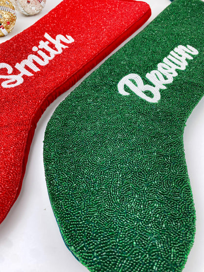 Handmade Luxury Custom Christmas Stocking