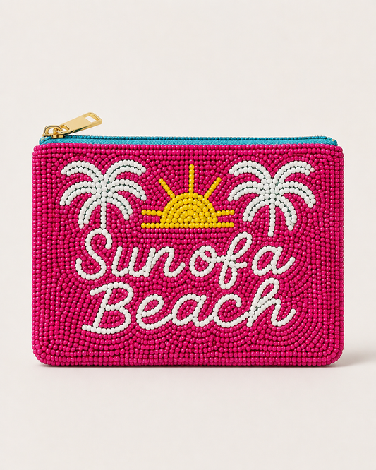 Sun of a Beach Coin Purse