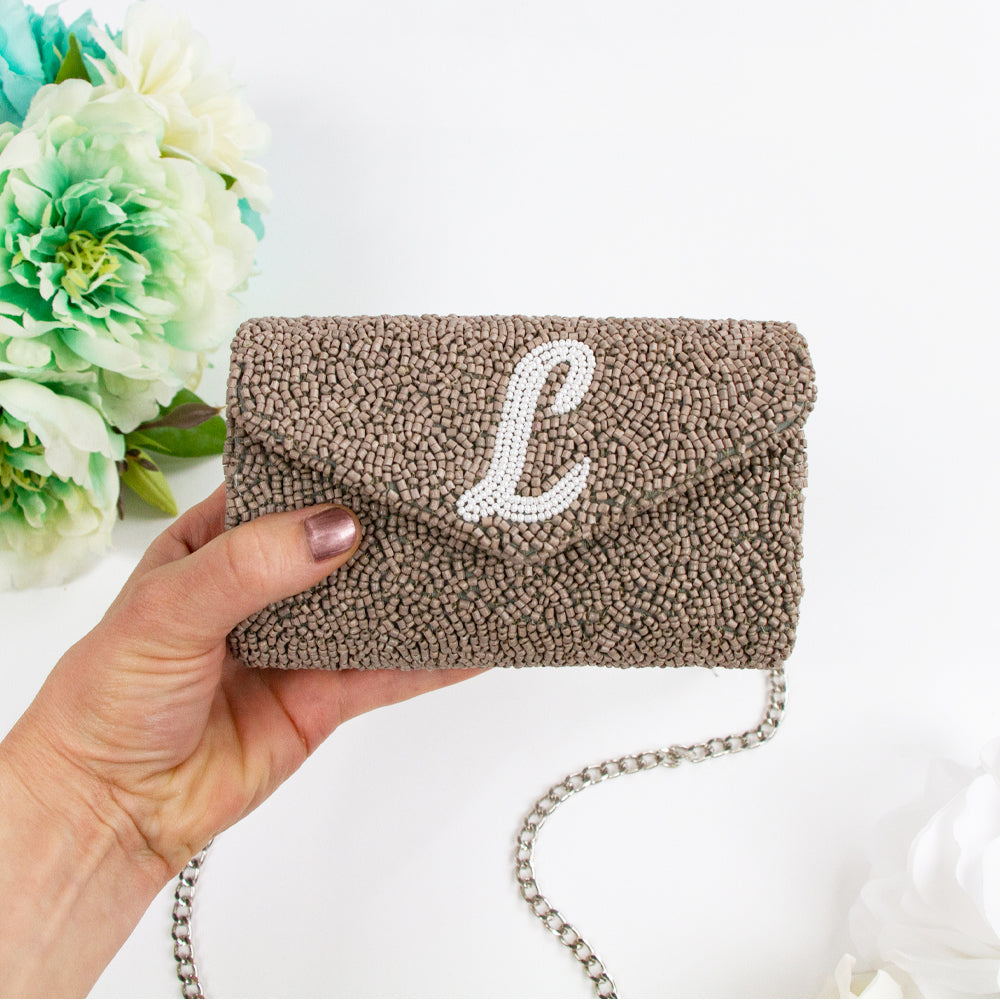 Tiny Beaded Envelope Clutch for Flower Girl - TIENV