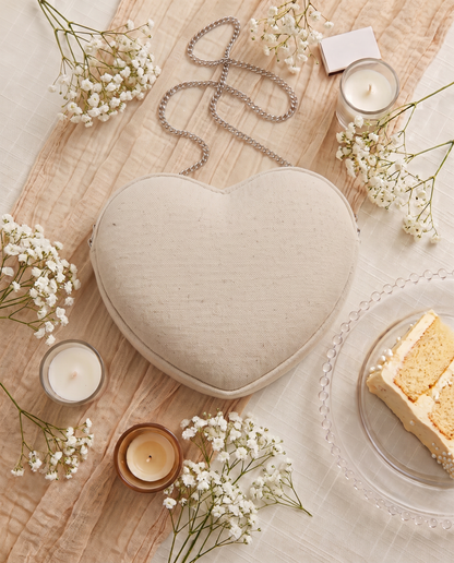 Til Death Heart Beaded Purse