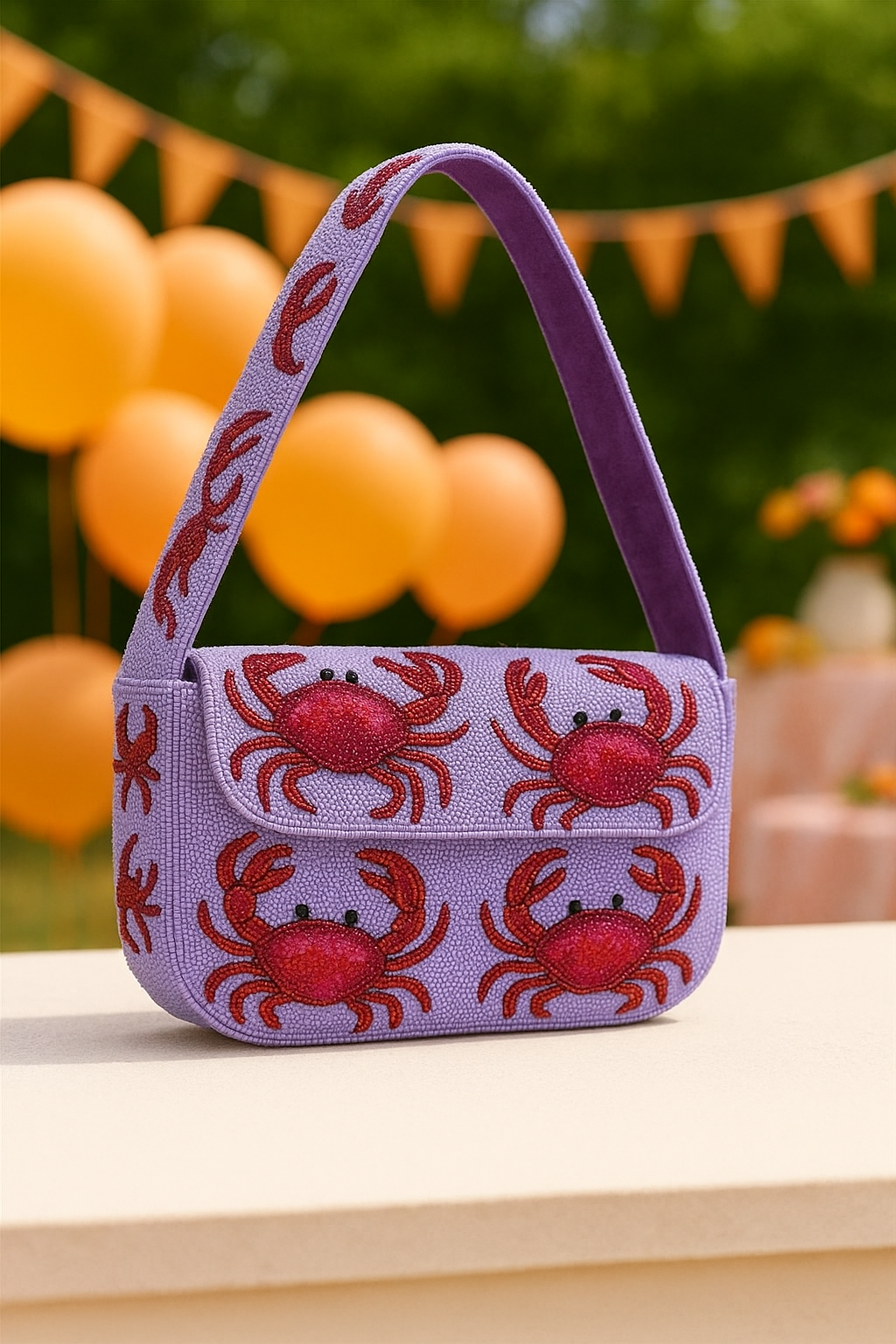 Beaded Sea Animal Purse