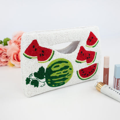 Watermelon Beaded Purse
