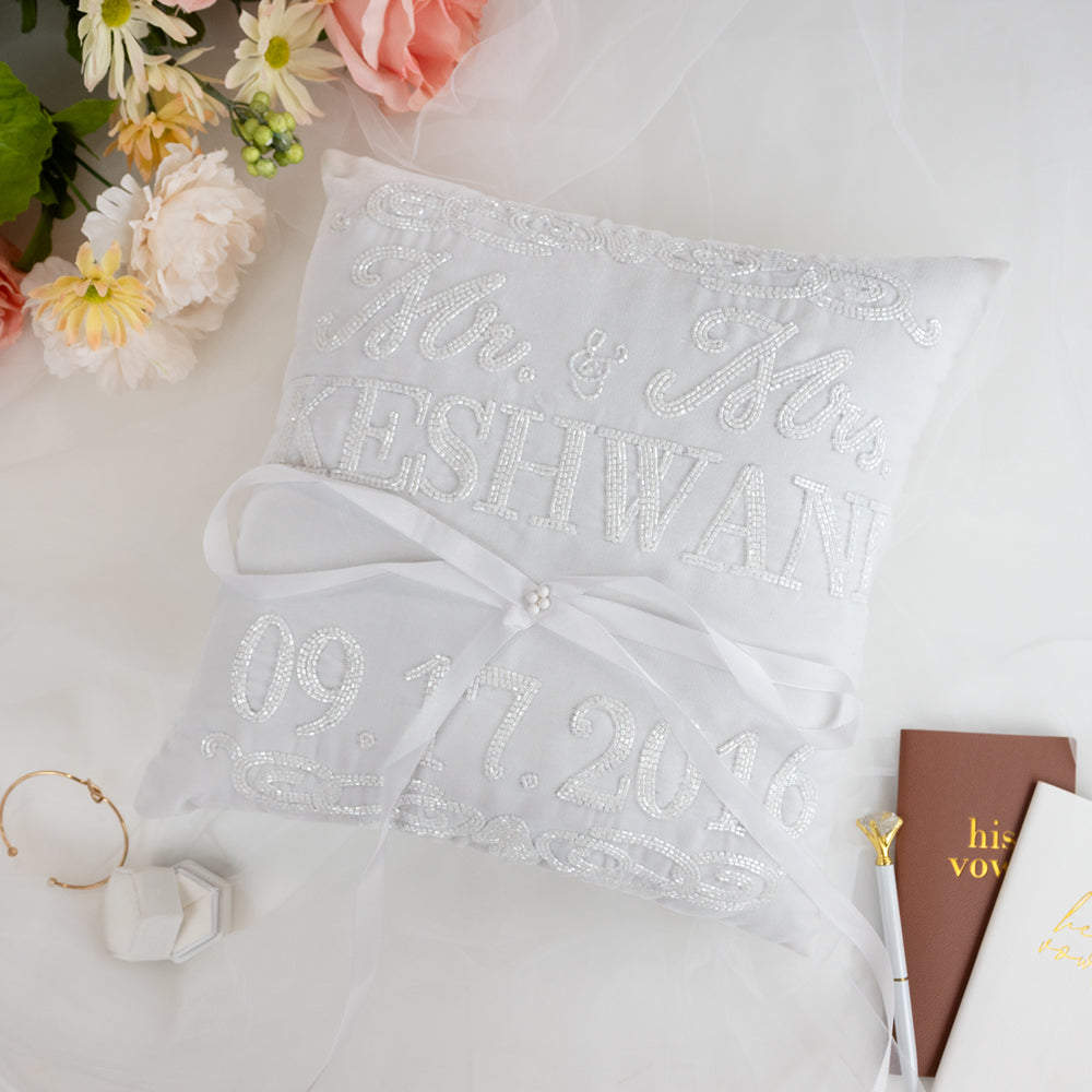 Personalized Wedding Pillow Gift