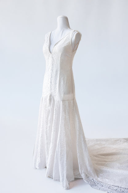 The Lace Train Gown