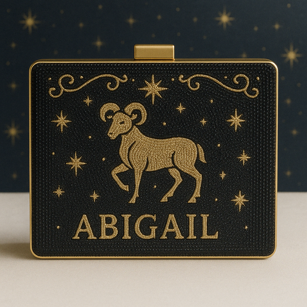 Zodiac Box Clutch for Bridesmaid