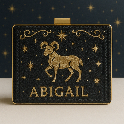 Zodiac Box Clutch for Bridesmaid