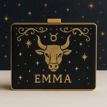 Zodiac Box Clutch for Bridesmaid
