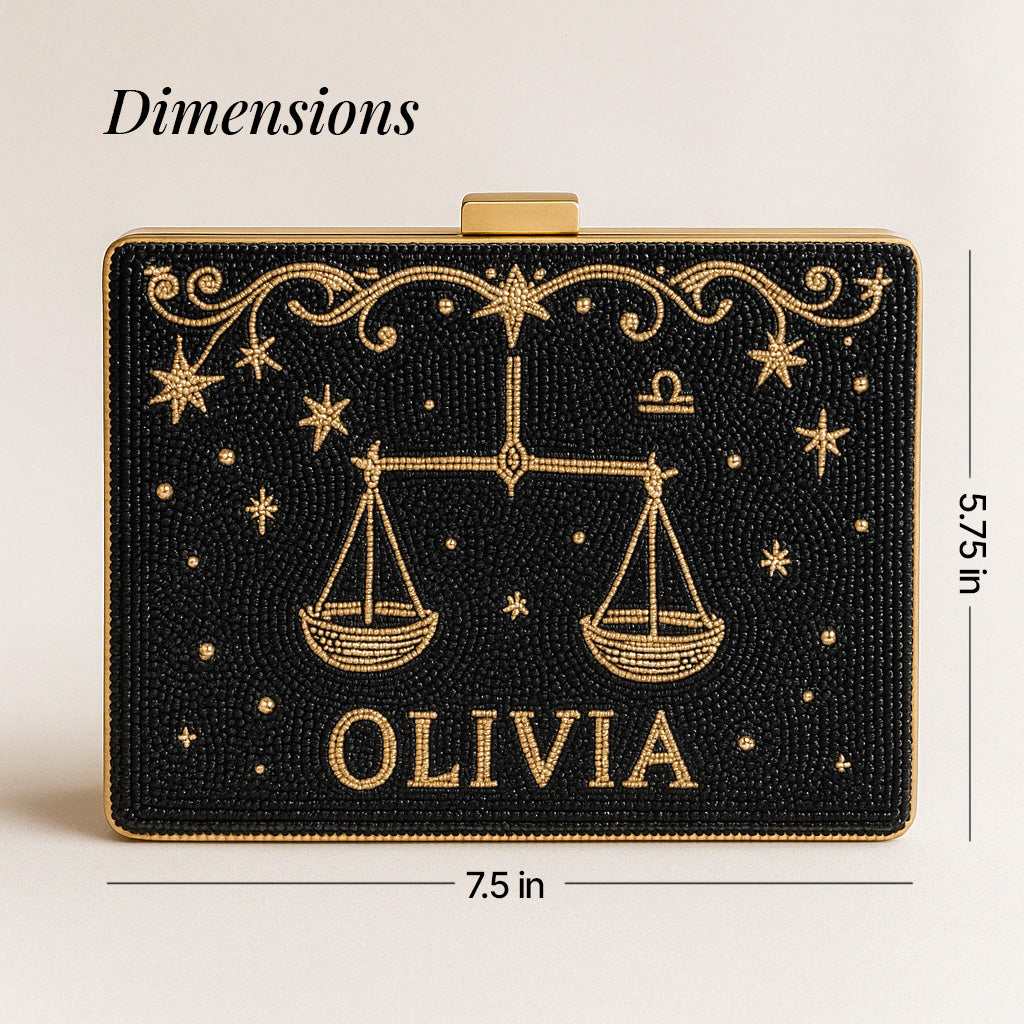 Zodiac Box Clutch for Bridesmaid