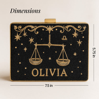 Zodiac Box Clutch for Bridesmaid