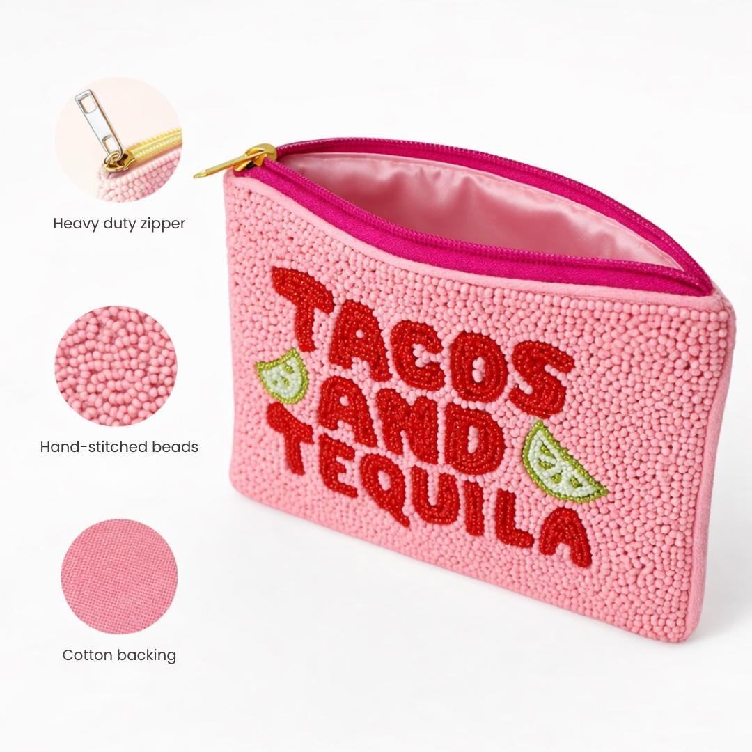 Tacos And Tequila Coin Purse