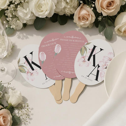 Custom Wedding Fans