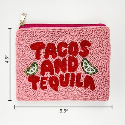 Tacos And Tequila Coin Purse