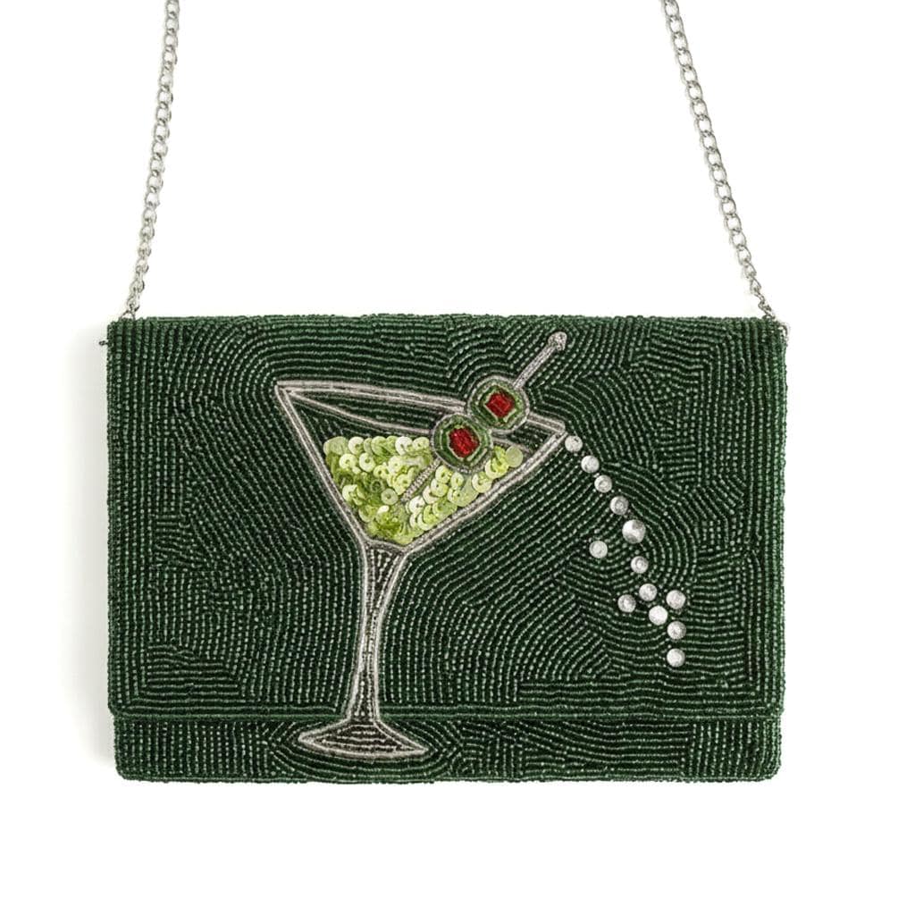 Martini Olive Clutch