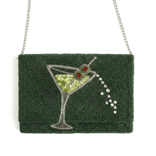 Martini Olive Clutch
