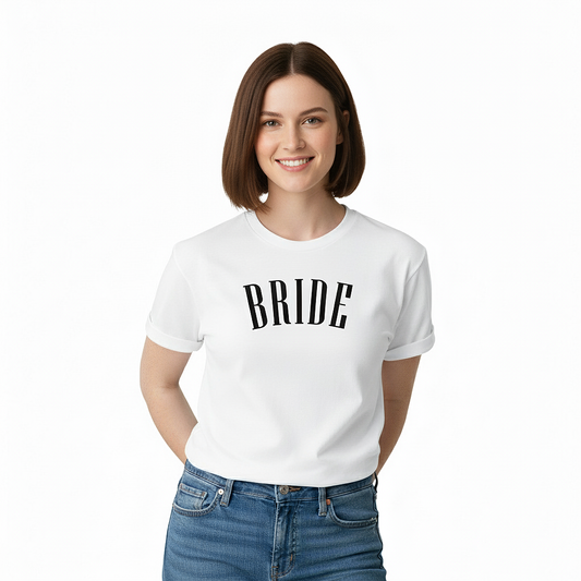 Bride Vouge Style White Tee